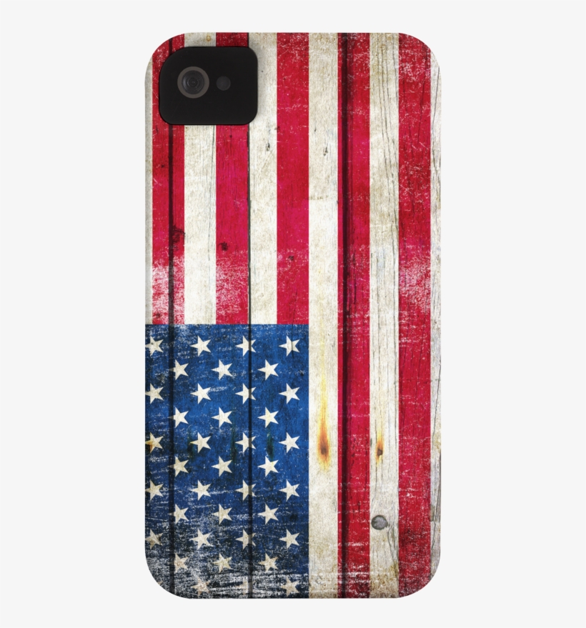 Distressed American Flag On Wood Planks Horizontal - United States Of America Usa Flag Samsung Galaxy S6, transparent png #390130