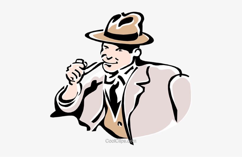 Uomo Che Fuma Pipa Immagini Grafiche Vettoriali Clipart - Illustration, transparent png #390161
