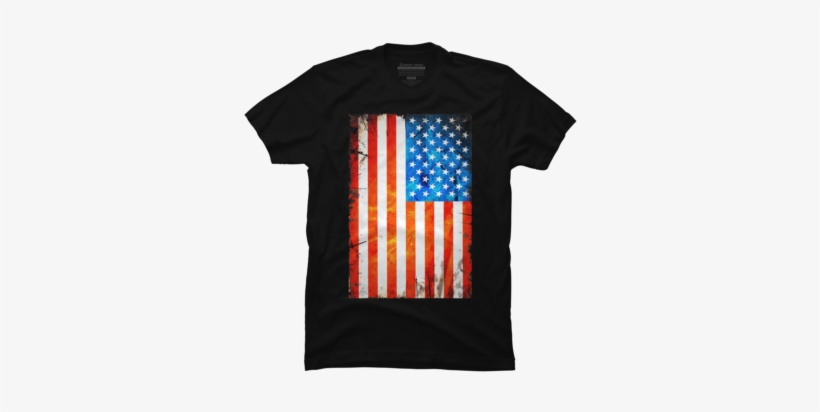Grunge Usa Flag $25 - Best Gift - Key State Hoodie/t-shirt/mug Black/navy/pink/white, transparent png #390249