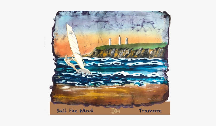 Sail The Wind Tramore Hoodie - Watercolor Paint, transparent png #390250