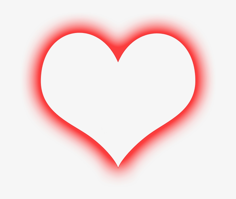 Old Shape Png - Red Heart Glow Transparent, transparent png #390422