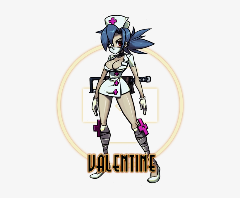 Valentine - Skullgirls Valentine, transparent png #390564