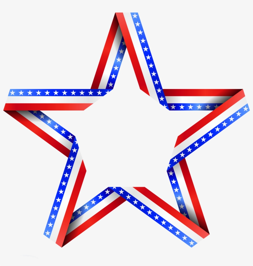 American Flag Clipart American Star - American Star Clipart, transparent png #390741