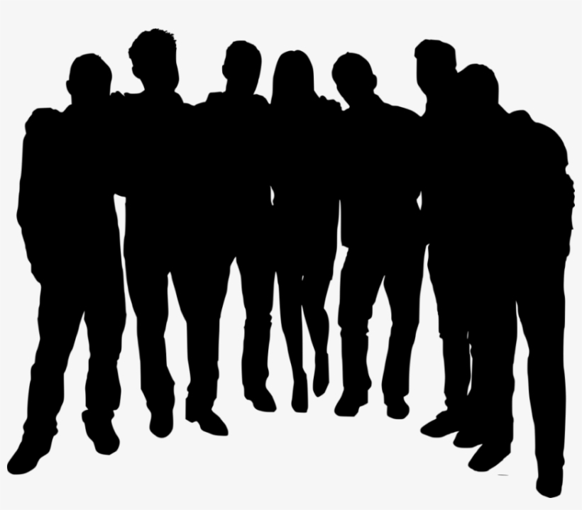 Free Png Group Photo Posing Silhouette Png Images Transparent - Group Of People Silhouette Transparent Background, transparent png #390742