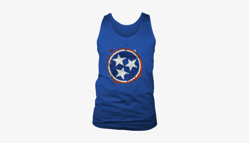 Tennessee State Vintage Grunge Flag U - Life Is Better By The Campfire - Tanks, transparent png #390769