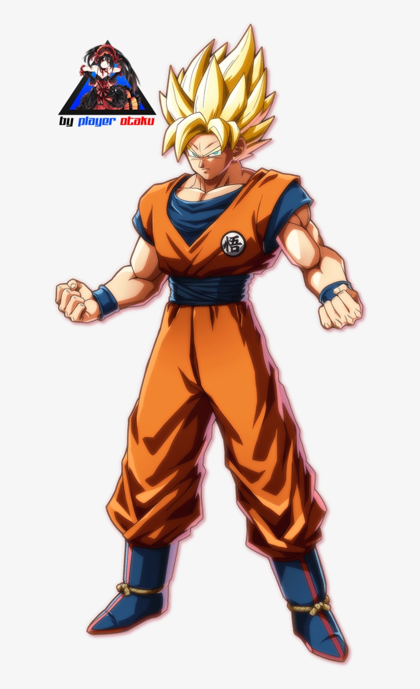 Dragon Ball Fighterz Goku Ssj Render Hd By Playerotaku - Dragon Ball Fighterz Goku, transparent png #391056