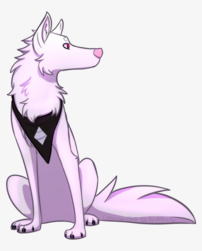 Random White Wolf - Cartoon - Free Transparent PNG Download - PNGkey
