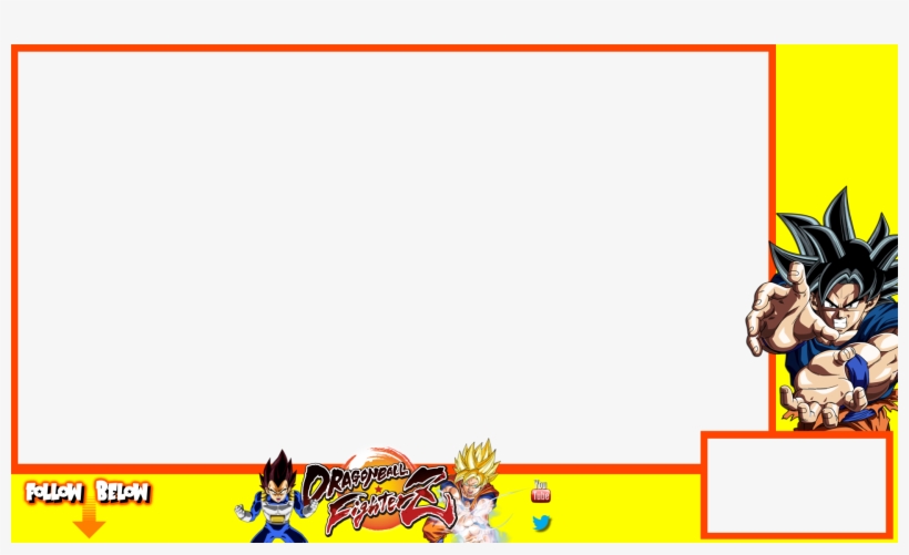 This Free Dragon Ball Fighterz Overlay For Twitch And Goku Free Transparent Png Download Pngkey
