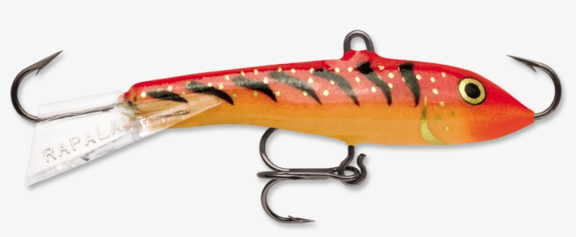 » Rapala Jigging Rap Glow Red Tiger - Rapala Jigging Rap, transparent png #391462