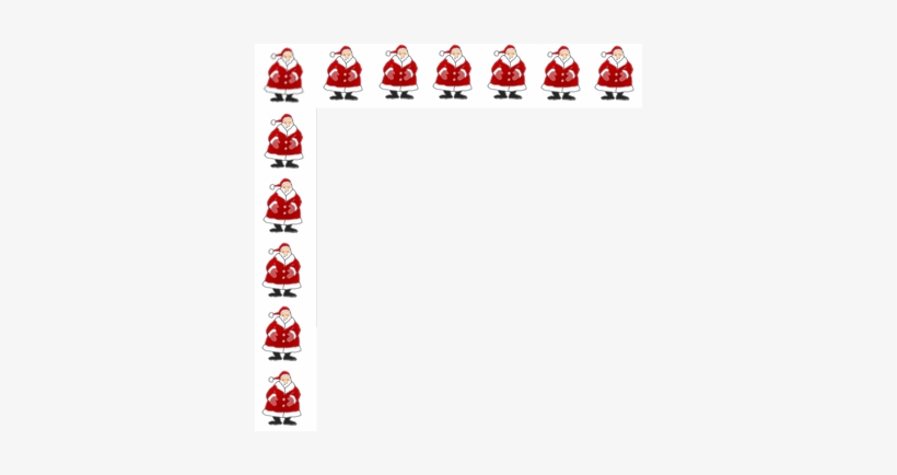 Disney Christmas Clipart Borders Clipart Panda Free - Santa Border Clipart Free, transparent png #391560