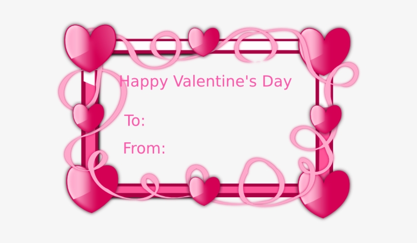 Small - Border Clipart Free Hearts, transparent png #391604