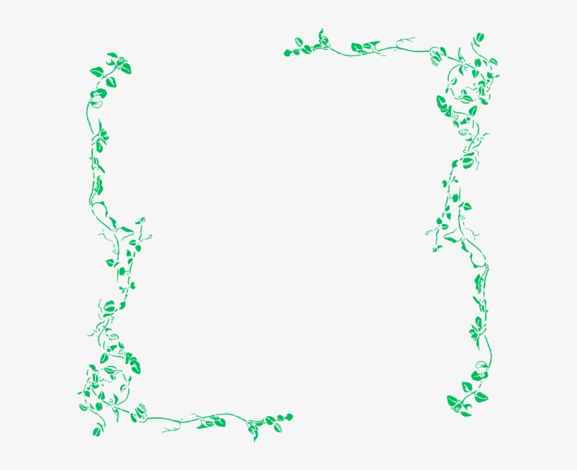 Light Green Border - Dancing Border Clip Art, transparent png #391942