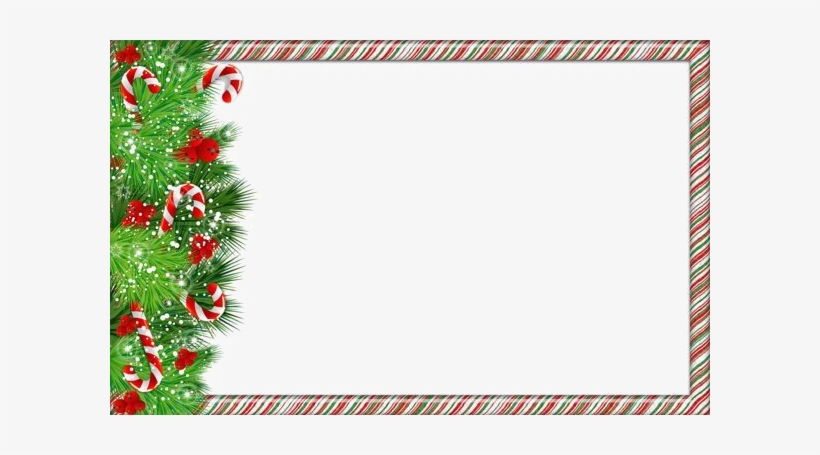 Christmas Border Png Image - Christmas Picture Frame Png, transparent png #392237