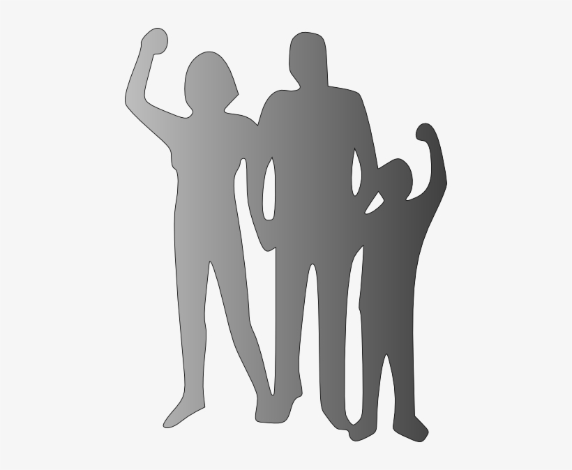 Family Clip Art Gray, transparent png #392877