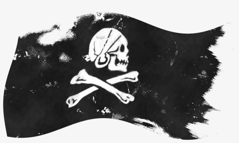Pirate Flag Png - Black Pirate Flag Png, transparent png #392902