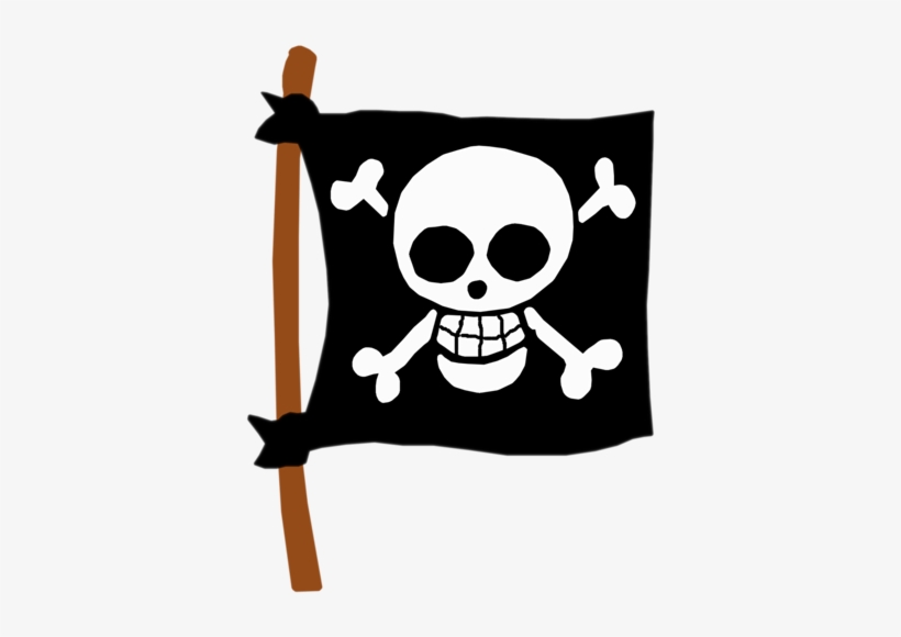 Jpg Black And White Group Inshv - Pirate Flag Clipart - Free Transparent PN...
