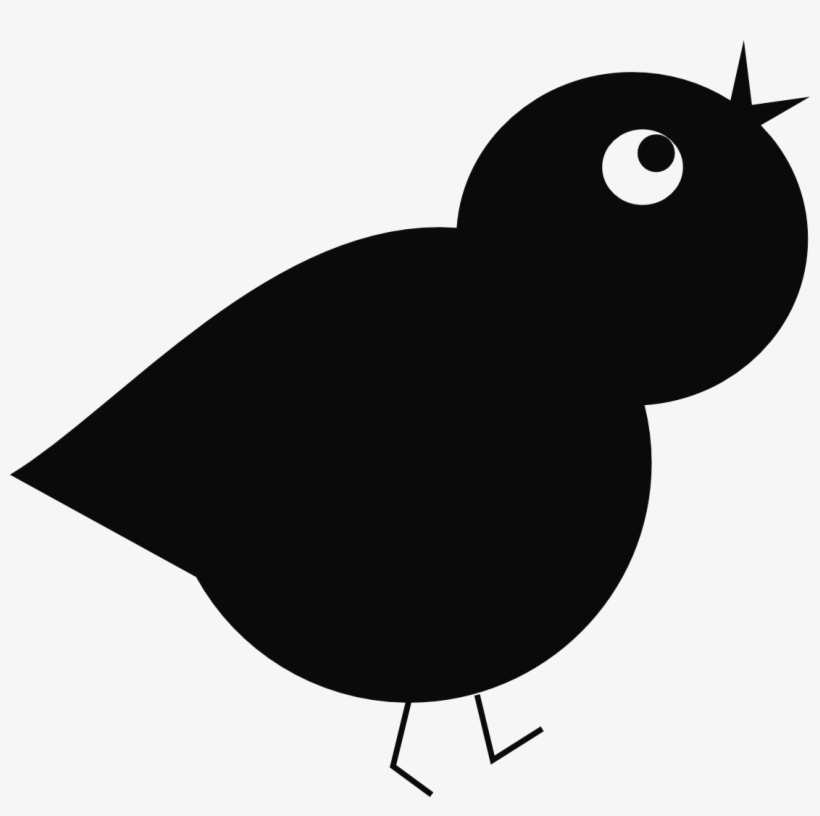 Silhouette Of Birds On Branch At Getdrawings - Black Drawings Of Birds, transparent png #393000