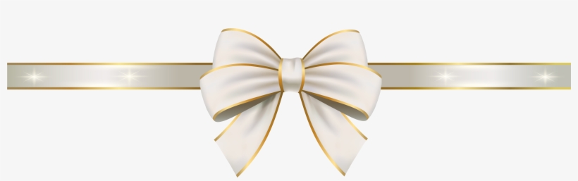 White Christmas Bow Png Svg Freeuse Library - Satin, transparent png #393034