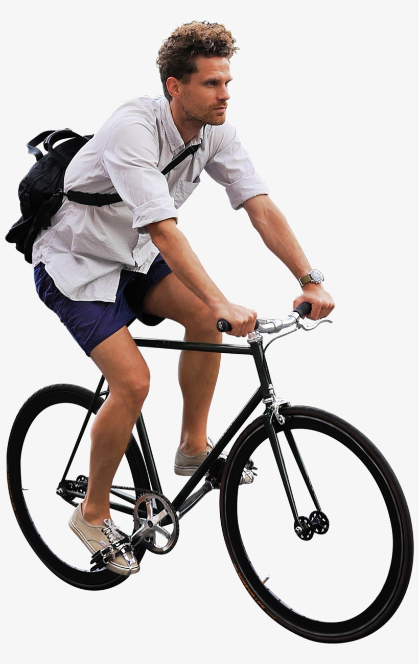 Person On Bike Png, transparent png #393546