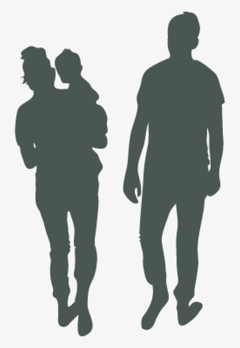 Silhuouette Of Two Adults, One Adult Is Carrying A - Now Everyone Will Know: The Perfect Husband, His Shattering, transparent png #393637