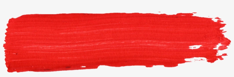 Free Download - Red Paint Brush Stroke, transparent png #393780