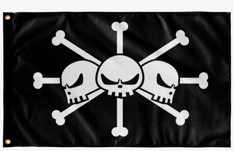 Blackbeard's Jolly Roger Pirate Flag - Marshall D Teach, transparent png #393834