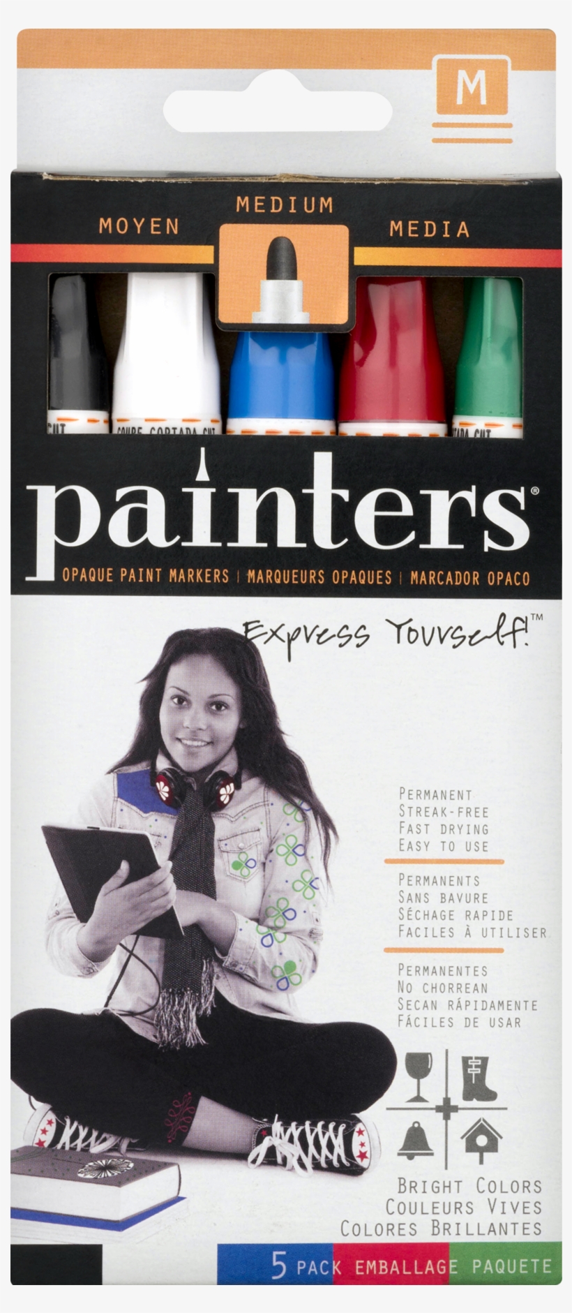 Elmer's Non-toxic Ac - Elmers Paint Markers, transparent png #393881