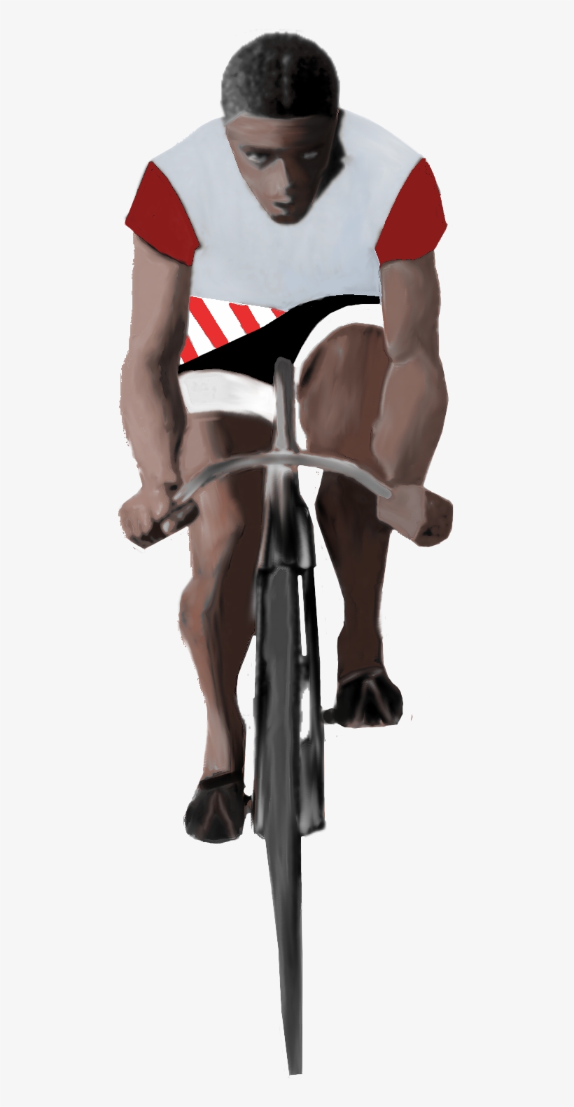 Major Taylor Indiana/illinois Cycling Jersey With 18" - Cyclist Front Png, transparent png #394087