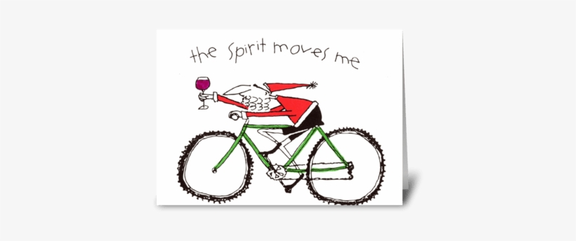 The Spirit Moves Me Greeting Card - Brennabor Fahrrad, transparent png #394359