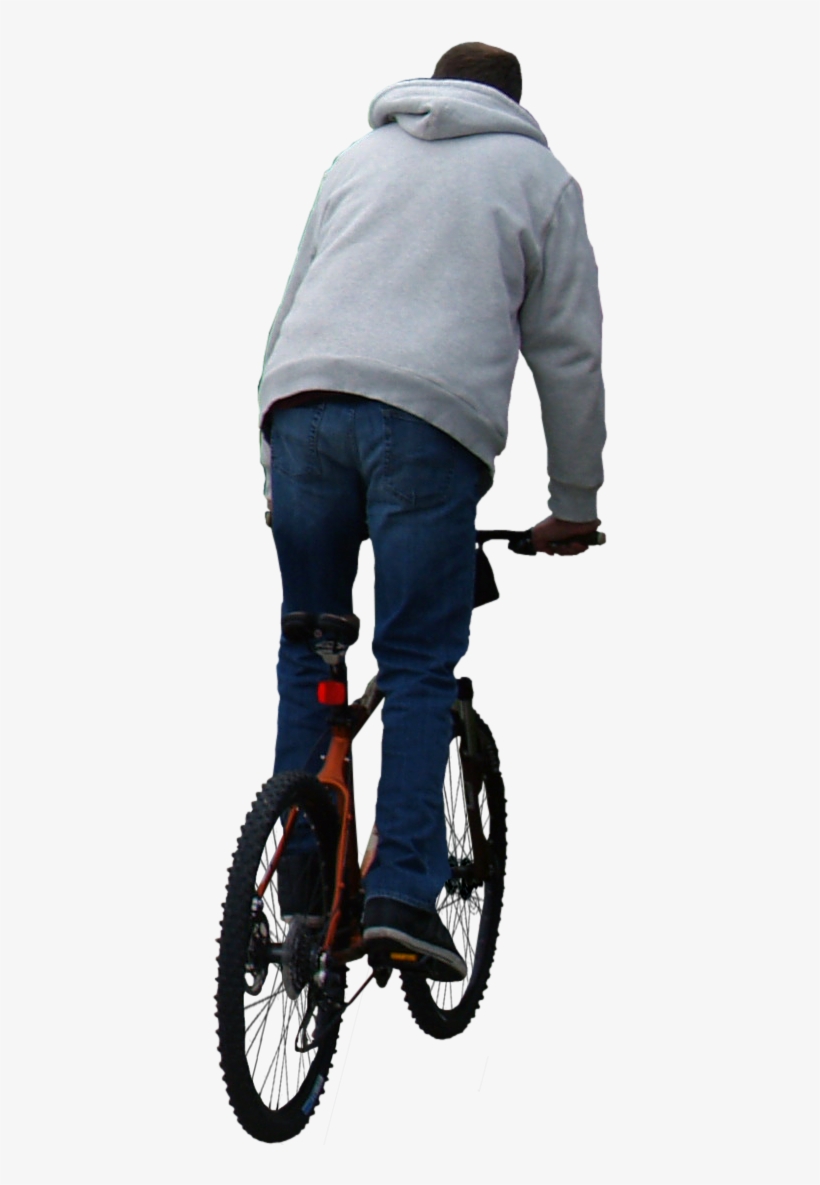 Bicycle Rider Png - Riding Bicycle Png, transparent png #394524