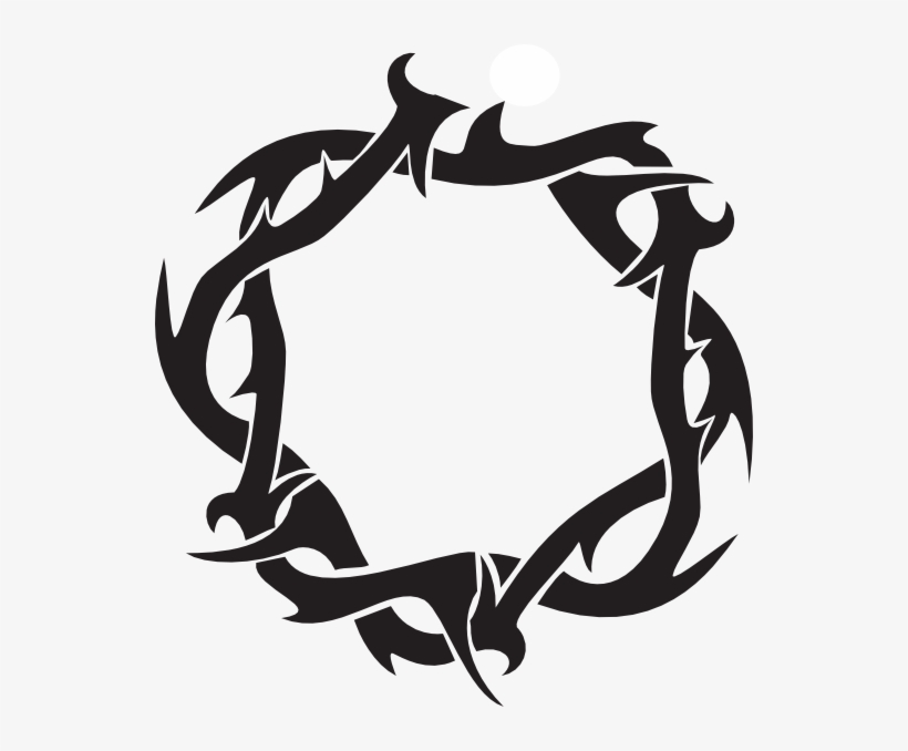 Crown Of Thorns Clip Art At Clker - Shadowhunter Family Symbols, transparent png #395065