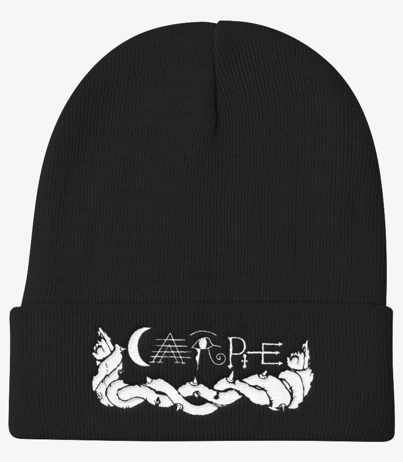Carpe Thorn Crown Knit Beanie - Beanie, transparent png #395119