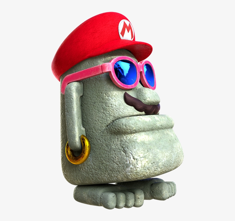 Moe-eye Mario - Super Mario Odyssey Statue, transparent png #395177