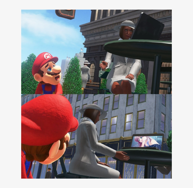 Super Mario Odyssey Mario Technology - Mario Thinking Odyssey, transparent png #395217