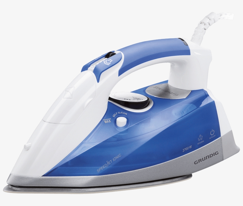 Steam Iron Grundig Si6450 Turquoise, White 2400 W, transparent png #395481