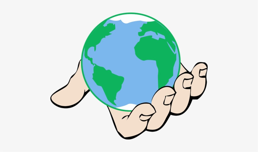 299 Globe Free Clipart Public Domain Vectors - World In Hand Clipart, transparent png #395552