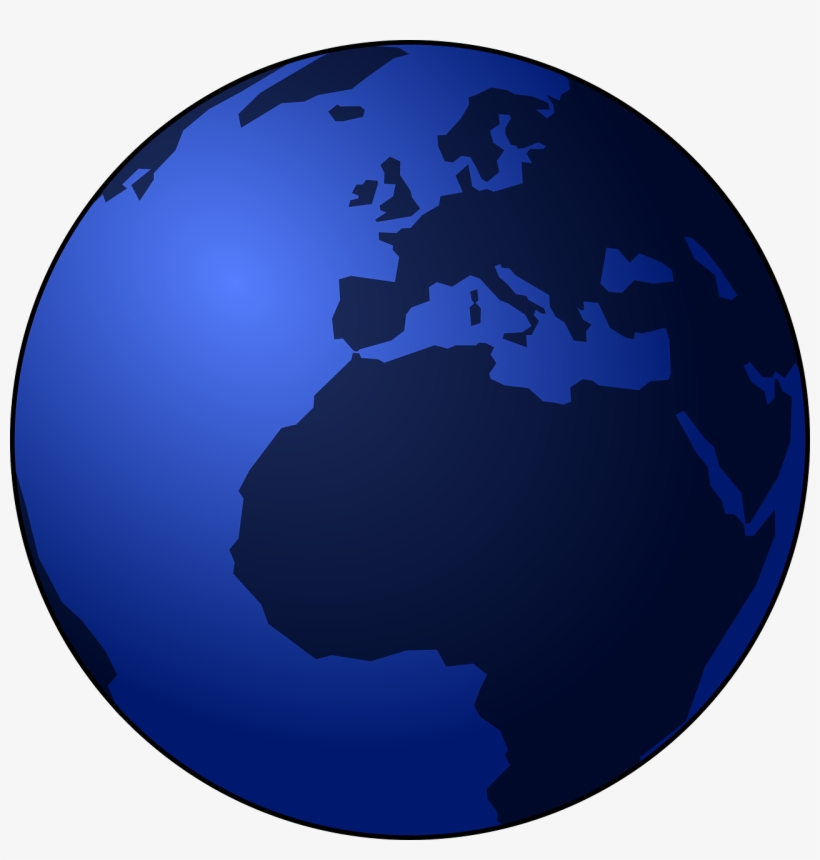 Globe Clip Art At Clker - Blank Map Of Europe Wikipedia, transparent png #395600