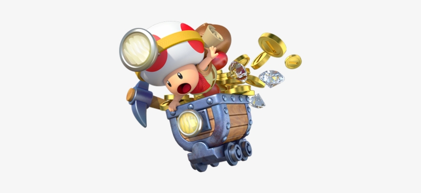 The New Version Includes New Miniature Courses Based - Captain Toad, transparent png #395690