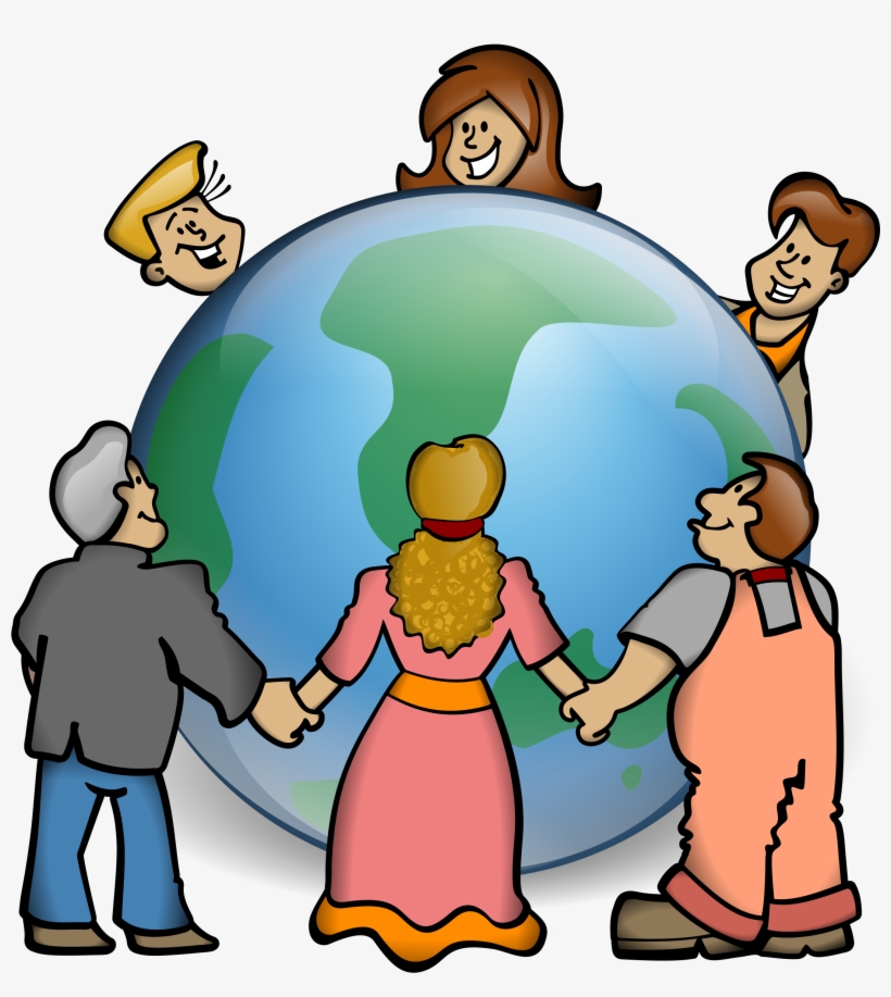 Green Earth Clipart Free Clipart Images - World Population Day 2018, transparent png #395762