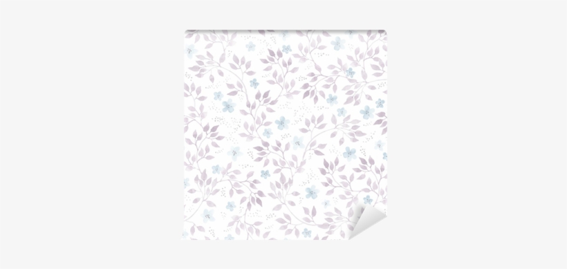 Seamless Pastel Floral Pattern - Girly Feminine Pattern, transparent png #396482