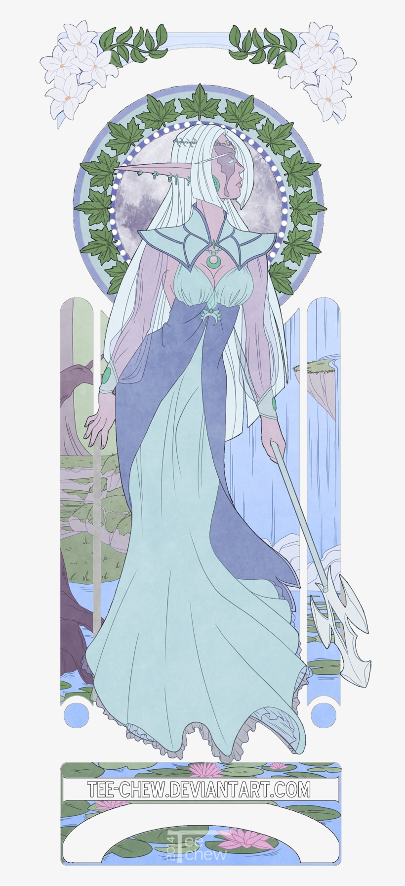 #fantasy #character #design #magic Fantasy Character - Art Nouveau, transparent png #396557