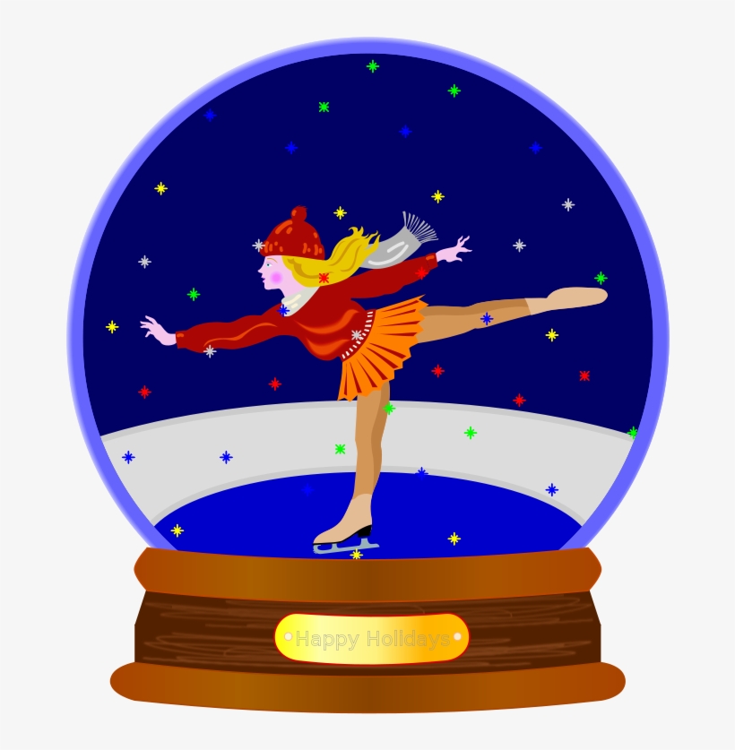 Free Clipart - Snow Globe Clipart, transparent png #396673