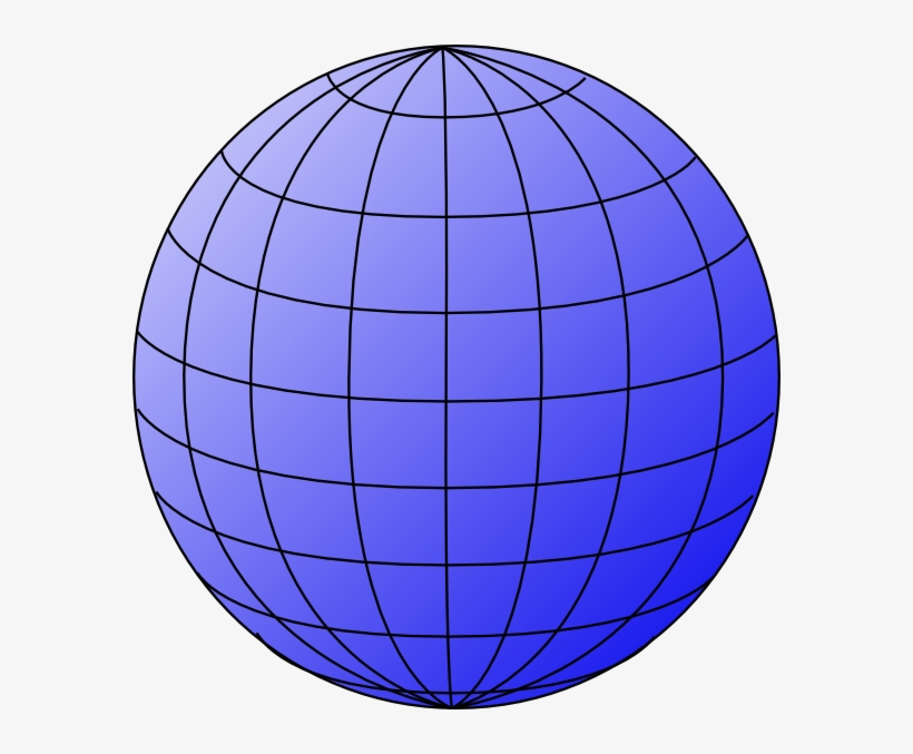 Big Blue Wire Globe Svg Clip Arts 582 X 597 Px, transparent png #397036