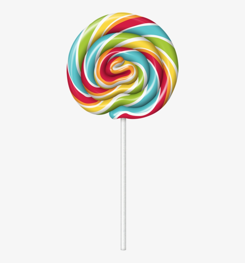 Cute Clipart ❤ Lollipop Candy Clipart, Food Clipart, - Clipart Picture Of Lollipop, transparent png #397146