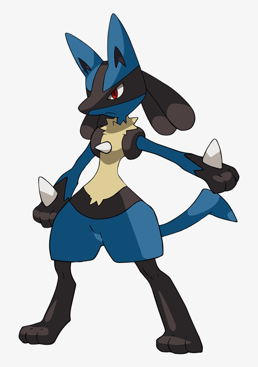 Pokédex Entry For Lucario Containing Stats, Moves Learned, - Pokemon Lucario, transparent png #397202