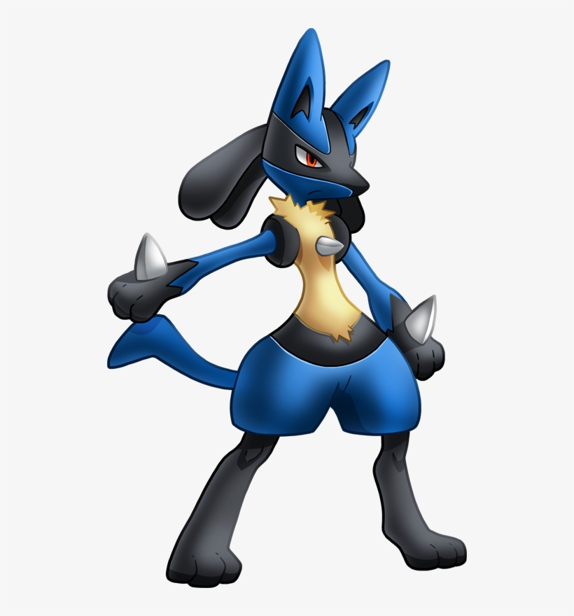 Pok Dex Stats Moves Clip Black And White Stock - Lucario Png, transparent png #397229