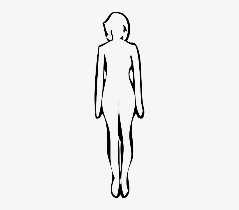 Woman Standing Silhouette, transparent png #397871