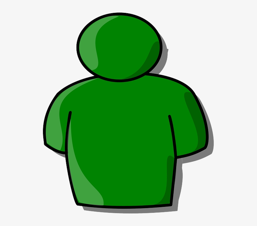 Head, Green, Icon, Outline, Symbol, People, Man, Person - Person Clipart, transparent png #397895