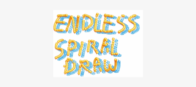 Endless Spiral Draw By Thinbuffalosr - Motif, transparent png #397912
