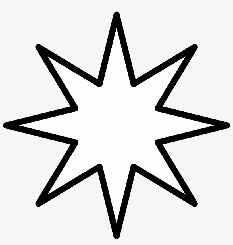 Open - 7 Point Star Png - Free Transparent PNG Download - PNGkey